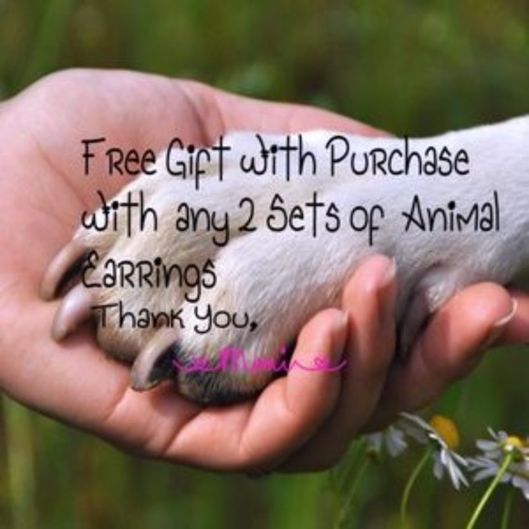 Acrylic Blue Dress Chihuahua Dog Earrings - Picture 5 of 5